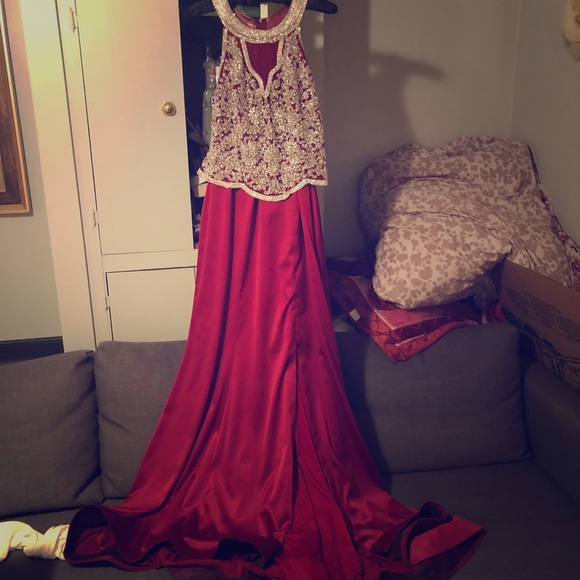 This gorgeous hand crafted dress!